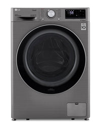 LG 2.6 Cu. Ft. Smart Front-Load Washer - WM1455HPA | Laveuse intelligente LG à chargement frontal de 2,6 pi3 – WM1455HPA | WM1455HP