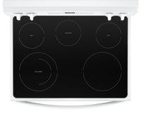 Whirlpool 5.2 Cu. Ft. Electric Range with Frozen Bake™ - YWFE505W0JW | Cuisinière électrique Whirlpool de 5,2 pi3 avec technologie Frozen BakeMC - YWFE505W0JW | YWFE505W