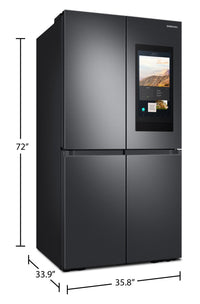 Samsung 28.6 Cu. Ft. 4-Door Refrigerator with Family Hub™ - RF29A9771SG/AC | Réfrigérateur Samsung de 28,6 pi³ à 4 portes avec portail Family HubMC – RF29A9771SG/AC | RF29A97G