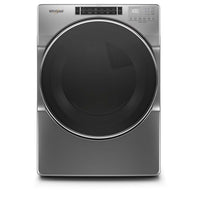 Whirlpool 7.4 Cu. Ft. Closet-Depth Gas Dryer with Steam - WGD8620HC - Dryer in Chrome Shadow