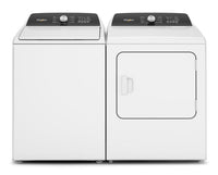 Whirlpool 5.2 Cu. Ft. Top-Load Washer and 7 Cu. Ft. Gas Dryer WHTL501G - White | Laveuse à chargement par le haut de 5,2 pi³ et sécheuse à gaz de 7 pi³ de Whirlpool WHTL501G - blanches | WHTL501G
