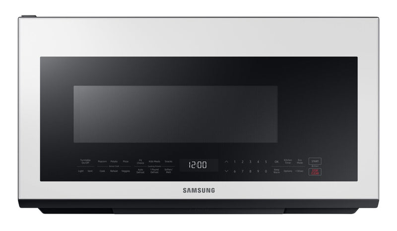 Samsung Bespoke 2.1 Cu. Ft. Over-the-Range Microwave - ME21B706B12/AC | Four à micro-ondes à hotte intégrée Bespoke Samsung de 2,1 pi³ - ME21B706B12/AC | ME21B7WG