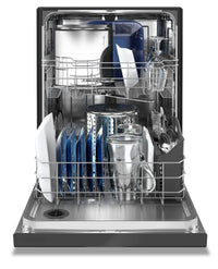 Maytag Front-Control Dishwasher with Dual Power Filtration - MDB4949SKB - Dishwasher in Black 