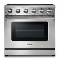 Thor Kitchen 36" Professional Electric Range - HRE3601 | Cuisinière électrique professionnelle Thor Kitchen de 36 po - HRE3601 | HRE3601S