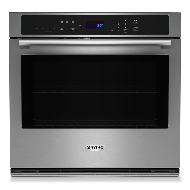 Maytag 5 Cu. Ft. Single Wall Oven with Air Fry and Basket - MOES6030LZ | Four mural simple Maytag de 5 pi3 avec friture à air et panier - MOES6030LZ | MOES603Z