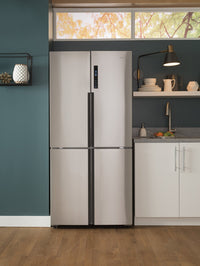 Haier 16.4 Cu. Ft. Quad-Door Refrigerator - QHE16HYPFS | Réfrigérateur à 4 portes Haier de 16,4 pi³ - QHE16HYPFS | QHE16HYS