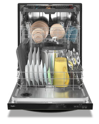 Whirlpool Top-Control Dishwasher with Third Rack - WDT750SAKV - Dishwasher in Fingerprint Resistant Black Stainless Steel 