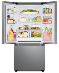 Samsung 22.1 Cu. Ft. French-Door Refrigerator - RF22A4111SR/AA|Réfrigérateur Samsung de 22,1 pi³ à portes françaises - RF22A4111SR/AA | RF22A41S