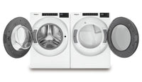 Whirlpool 5.2 Cu. Ft. Front-Load Washer and 7.4 Cu. Ft. Electric Dryer - White | Laveuse à chargement frontal de 5,2 pi³ et sécheuse électrique de 7,4 pi³ de Whirlpool - blanches | WHFL565L