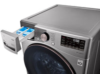 LG 5.2 Cu. Ft. Smart Front-Load Washer - WM3850HVA | Laveuse intelligente LG à chargement frontal de 5,2 pi3 – WM3850HVA  | WM3850HV