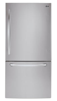 LG 22 Cu. Ft. Bottom-Freezer Refrigerator - LRDNS2200S | Réfrigérateur LG de 22 pi³ à congélateur inférieur - LRDNS2200S | LRDNS22S