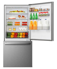Hisense 17 Cu. Ft. Counter-Depth Bottom-Mount Refrigerator - RB17A2CSE | Réfrigérateur Hisense de 17 pi³ de profondeur comptoir à congélateur inférieur - RB17A2CSE | RB17A2CS