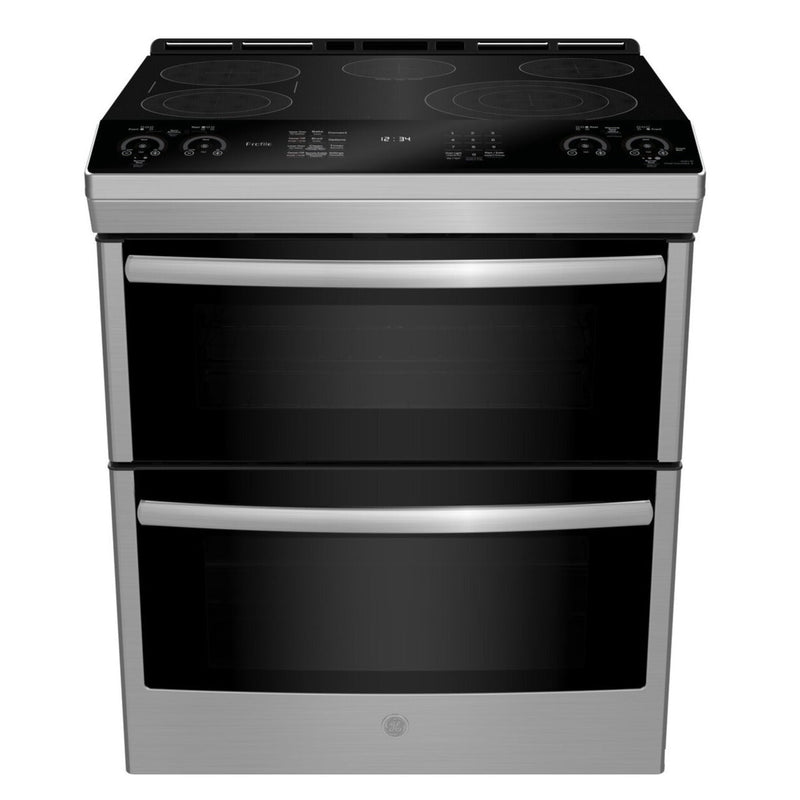 GE Profile 6.7 Cu. Ft. Electric Double Oven Range - PCS980YMFS | Cuisinière électrique GE ProfileMC de 6,7 pi³ à four double – PCS980YMFS | PCS980FS