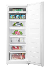 Midea 6.9 Cu. Ft. Convertible Upright Refrigerator-Freezer - MRU07B3AWW  | Appareil vertical convertible de réfrigérateur à congélateur Midea de 6,9 pi³ - MRU07B3AWW  | MRU073WW