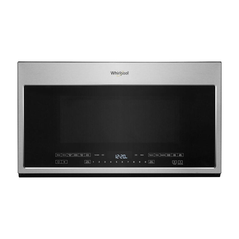 Whirlpool 2.1 Cu. Ft. Over-the-Range Microwave with Steam Cooking - YWMH54521JZ - Over-the-Range Microwave in Fingerprint Resistant Stainless Steel 
