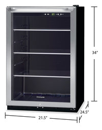 Frigidaire 4.6 Cu. Ft. 138-Can Beverage Centre - FRYB4623AS | Refroidisseur à boissons Frigidaire de 4,6 pi³ pour 138 canettes - FRYB4623AS | FRYB462S