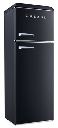 Galanz 12 Cu. Ft. Top-Freezer Retro Refrigerator - GLR12TBKEFR | Réfrigérateur rétro Galanz de 12 pi3 à congélateur supérieur - GLR12TBKEFR | GLR12TBK