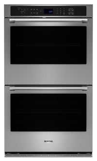 Maytag 8.6 Cu. Ft. Double Wall Oven with Air Fry and Basket - MOED6027LZ | Four mural double Maytag de 8,6 pi3 avec friture à air et panier - MOED6027LZ | MOED602Z