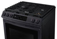 Samsung Bespoke 6 Cu. Ft. Gas Range with Air Fry - NX60T8711SG/AA | Cuisinière à gaz Bespoke Samsung de 6 pi3 avec friture à air chaud - NX60T8711SG/AA | NX60T87G