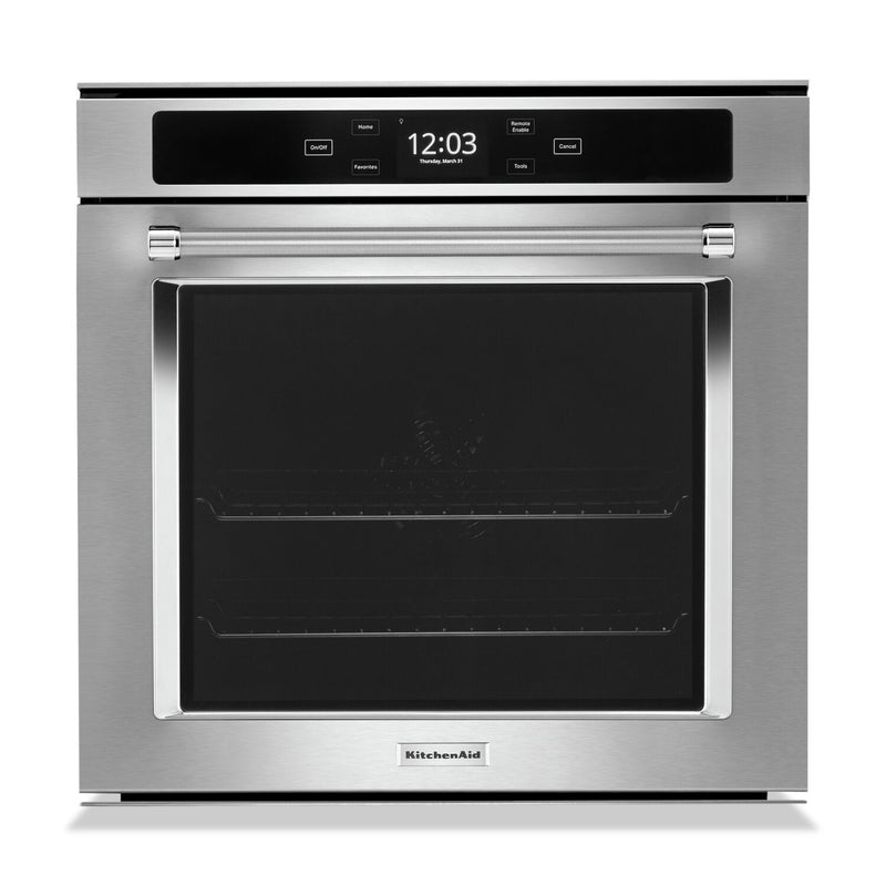 KitchenAid 2.9 Cu. Ft. Single Wall Oven with True Convection - YKOSC504PPS | Four mural simple KitchenAid de 2,9 pi3 avec convection véritable - YKOSC504PPS | YKOSC50S