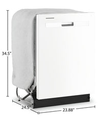 Whirlpool Dishwasher with Adjustable Upper Rack - WDP560HAMW | Lave-vaisselle Whirlpool avec panier supérieur réglable - WDP560HAMW | WDP560MW