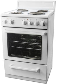 Danby 2.5 Cu. Ft. Freestanding Electric Range - DERM240WC | Cuisinière électrique amovible Danby de 2,5 pi³ – DERM240WC | DERM240W
