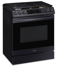 Samsung 6.0 Cu. Ft. Gas Range with True Convection and Air Fry - NX60T8511SG - Gas Range in Black Stainless Steel