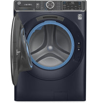GE 5.8 Cu. Ft. Front-Load Washer with Built-In Wi-Fi - GFW850SPNRS - Washer in Sapphire Blue 