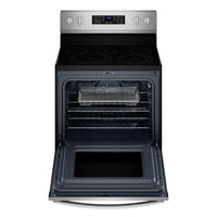Whirlpool 5.3 Cu. Ft. Electric Range with Air Fry and Self-Clean - Fingerprint Resistant Stainless S… | Cuisinière électrique Whirlpool de 5,3 pi³ avec friture à air et autonettoyage - acier inoxydable ré…