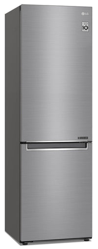 LG 12 Cu. Ft. Counter-Depth Bottom-Freezer Refrigerator - LBNC12231V - Refrigerator in Platinum Silver 