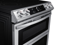 Samsung 6.3 Cu. Ft. Slide-In Electric Range with Flex Duo and Air Fry - NE63T8751SS/AC - Electric Range in Fingerprint Resistant Stainless Steel