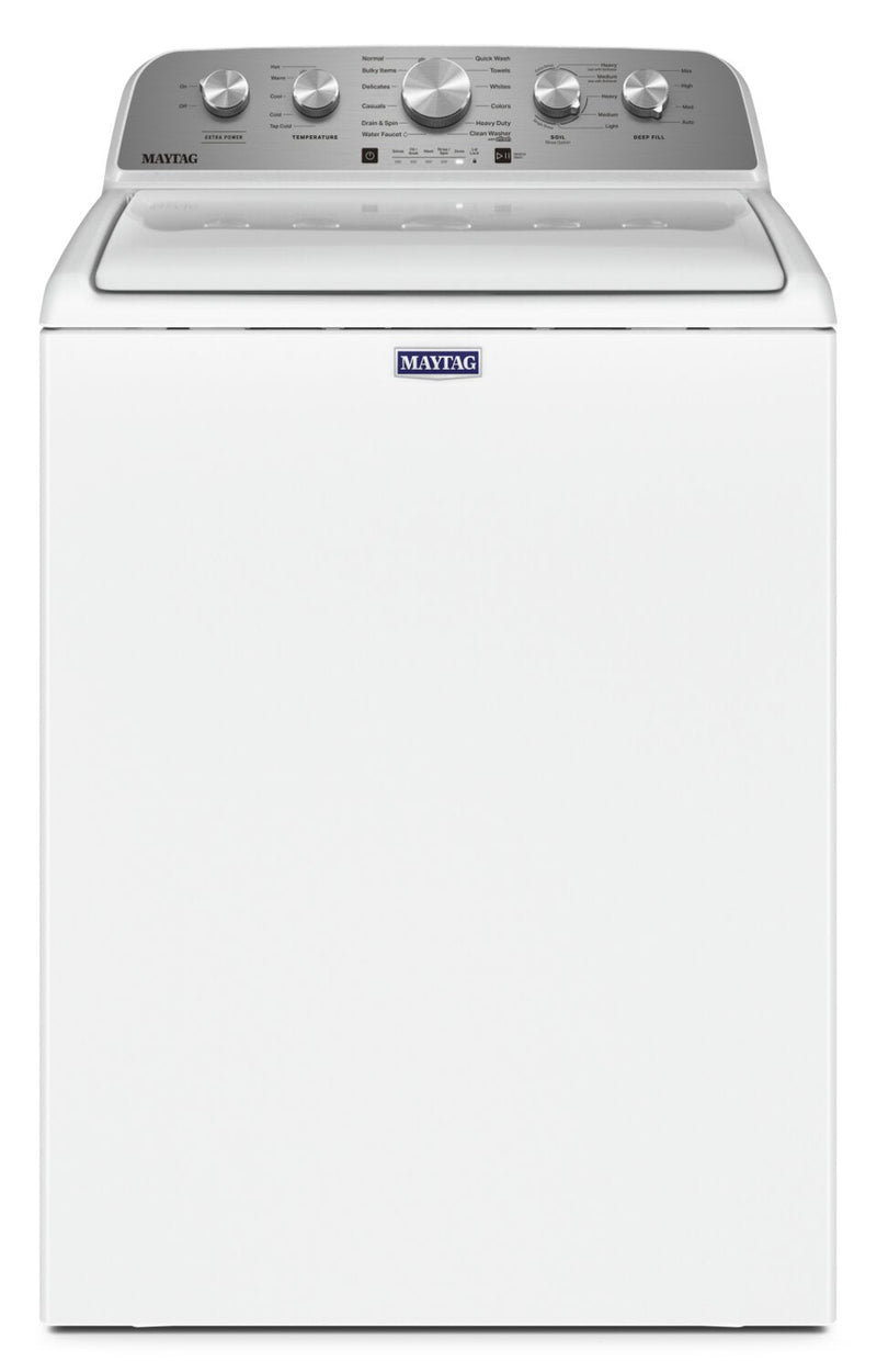 Maytag 5.2 Cu. Ft. Top-Load Washer with Power™ Agitator - MVW5035MW | Laveuse Maytag à chargement par le haut de 5,2 pi³ avec agitateur PowerMC - MVW5035MW | MVW5035W