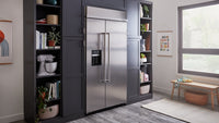 KitchenAid 25.1 Cu. Ft. Built-In Side-by-Side Refrigerator - KBSD702MPS | Réfrigérateur encastré KitchenAid de 25,1 pi³ à compartiments juxtaposés - KBSD702MPS | KBSD702S
