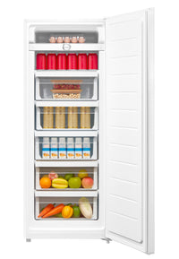 Midea 6.9 Cu. Ft. Convertible Upright Refrigerator-Freezer - MRU07B3AWW  | Appareil vertical convertible de réfrigérateur à congélateur Midea de 6,9 pi³ - MRU07B3AWW  | MRU073WW
