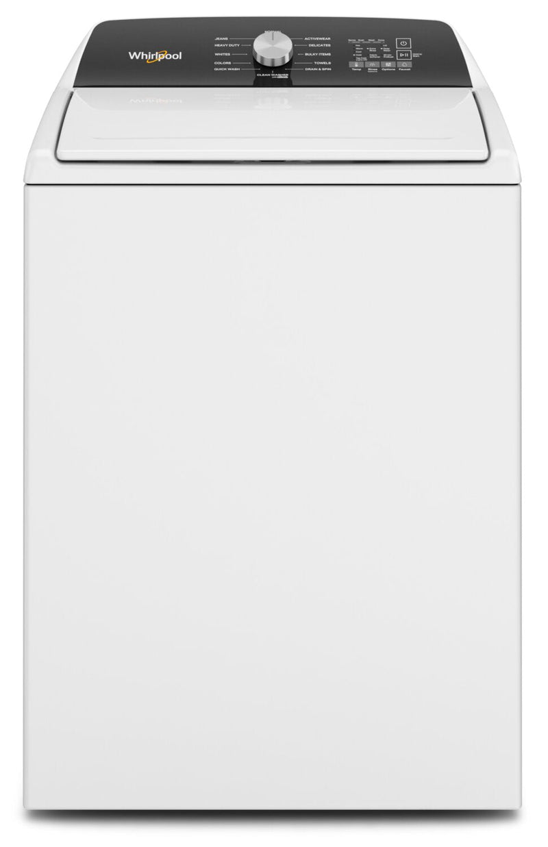 Whirlpool 5.2 Cu. Ft. Top-Load Washer with Built-In Faucet - WTW5015LW | Laveuse Whirlpool de 5,2 pi3 à chargement par le haut avec robinet intégré - WTW5015LW | WTW5015W