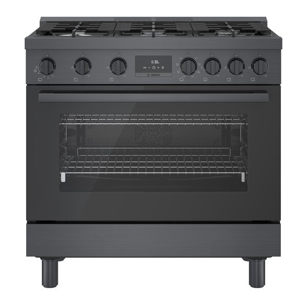 Bosch 800 Series 3.5 Cu. Ft. Dual Fuel Freestanding Range - HDS8645C | Cuisinière hybride amovible Bosch de série 800 - HDS8645C | HDS8645C