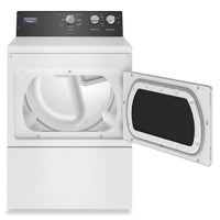 Maytag 4 Cu. Ft. Top-Load Washer and 7.4 Cu. Ft. Electric Dryer - White | Laveuse à chargement par le haut de 4 pi3 et sécheuse électrique de 7,4 pi3 de Maytag - blanches | MATL586L
