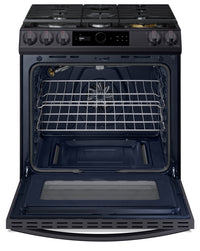 Samsung Bespoke 6 Cu. Ft. Gas Range with Air Fry - NX60T8711SG/AA | Cuisinière à gaz Bespoke Samsung de 6 pi3 avec friture à air chaud - NX60T8711SG/AA | NX60T87G