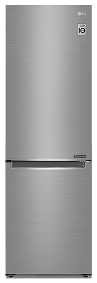 LG 12 Cu. Ft. Counter-Depth Bottom-Freezer Refrigerator - LBNC12231V - Refrigerator in Platinum Silver 
