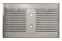 Venmar Ispira 36" Island Range Hood - ICB3I36SBB - Range Hood in Stainless Steel with Black Glass