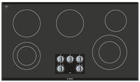 Bosch 500 Series 36" 5-Burner Electric Cooktop – NEM5666UC - Electric Cooktop in Black