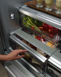 KitchenAid 24.2 Cu. Ft. Built-In French-Door Refrigerator – KBFN502ESS - Refrigerator with Ice Maker in Stainless Steel