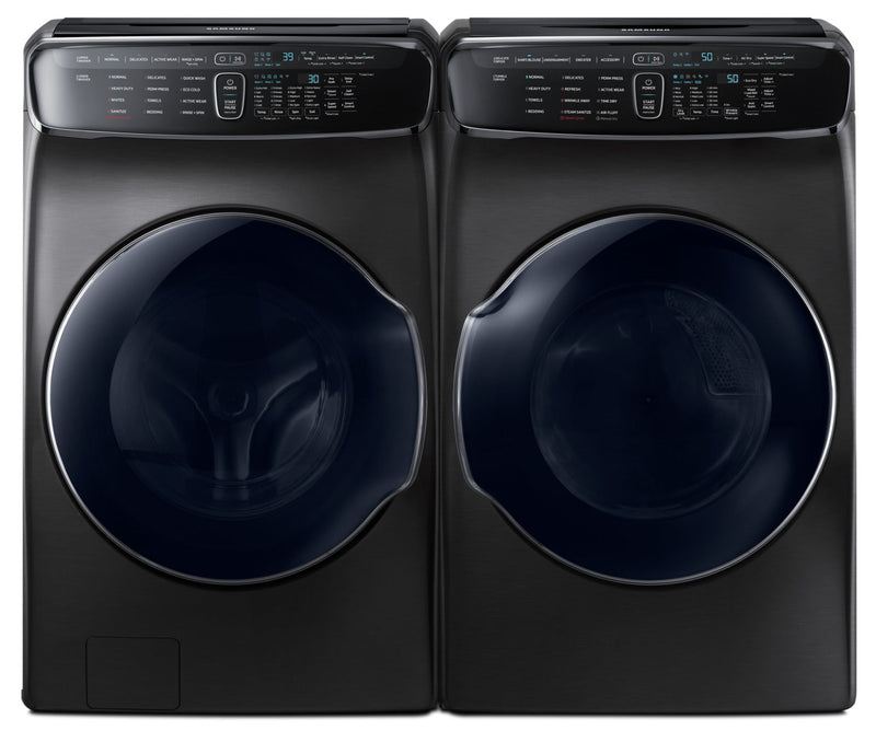 Samsung 6.9 Cu. Ft. FlexWash™ Steam Washer and 7.5 Cu. Ft. Steam FlexDryer™|Laveuse à la vapeur FlexWashMC de 6,9 pi³ et sécheuse à la vapeur FlexDryMC de 7,5 pi³ de Samsung|SAM9900L