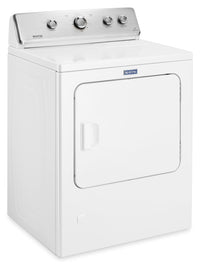 Maytag 7.0 Cu. Ft. Electric Dryer with Wrinkle Control – YMEDC465HW - Dryer with Reversible Door in White