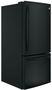 GE 20.9 Cu. Ft. Bottom-Freezer Refrigerator – GBE21AGKBB - Refrigerator in Black