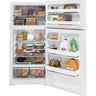 GE Energy Star® 15.6 Cu. Ft. Top-Freezer Refrigerator White - GTE16DTNRWW | GTE16DRW