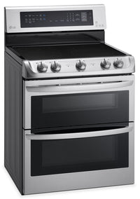LG 7.3 Cu. Ft. Electric Range with Double Oven – Stainless Steel|Cuisinière électrique LG de 7,3 pi3 avec double four - acier inoxydable|LDE5415S