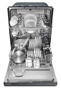 Samsung Built-in Dishwasher with Stainless Steel Tub – DW80K5050UG/AC - Dishwasher in Black Stainless Steel