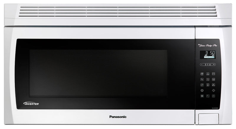 Panasonic® 2.0 Cu. Ft. Genius® Prestige® Plus Over-the-Range Microwave Oven - White - Over-the-Range Microwave in White