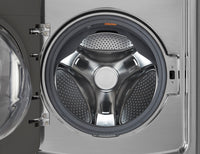 LG 6.0 Cu. Ft. Front-Load Steam Washer and 9.0 Cu. Ft. Electric Dryer – Graphite Steel - Laundry Set in Graphite